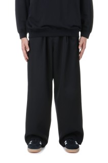 Scale Off Wool Wide Chef Pants - BLACK (GM251-40173B)