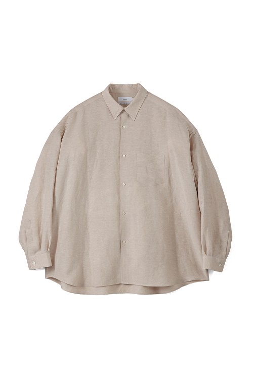 Graphpaper × L’ECHOPPE Cupro Shirt Coat kiitti_f86428