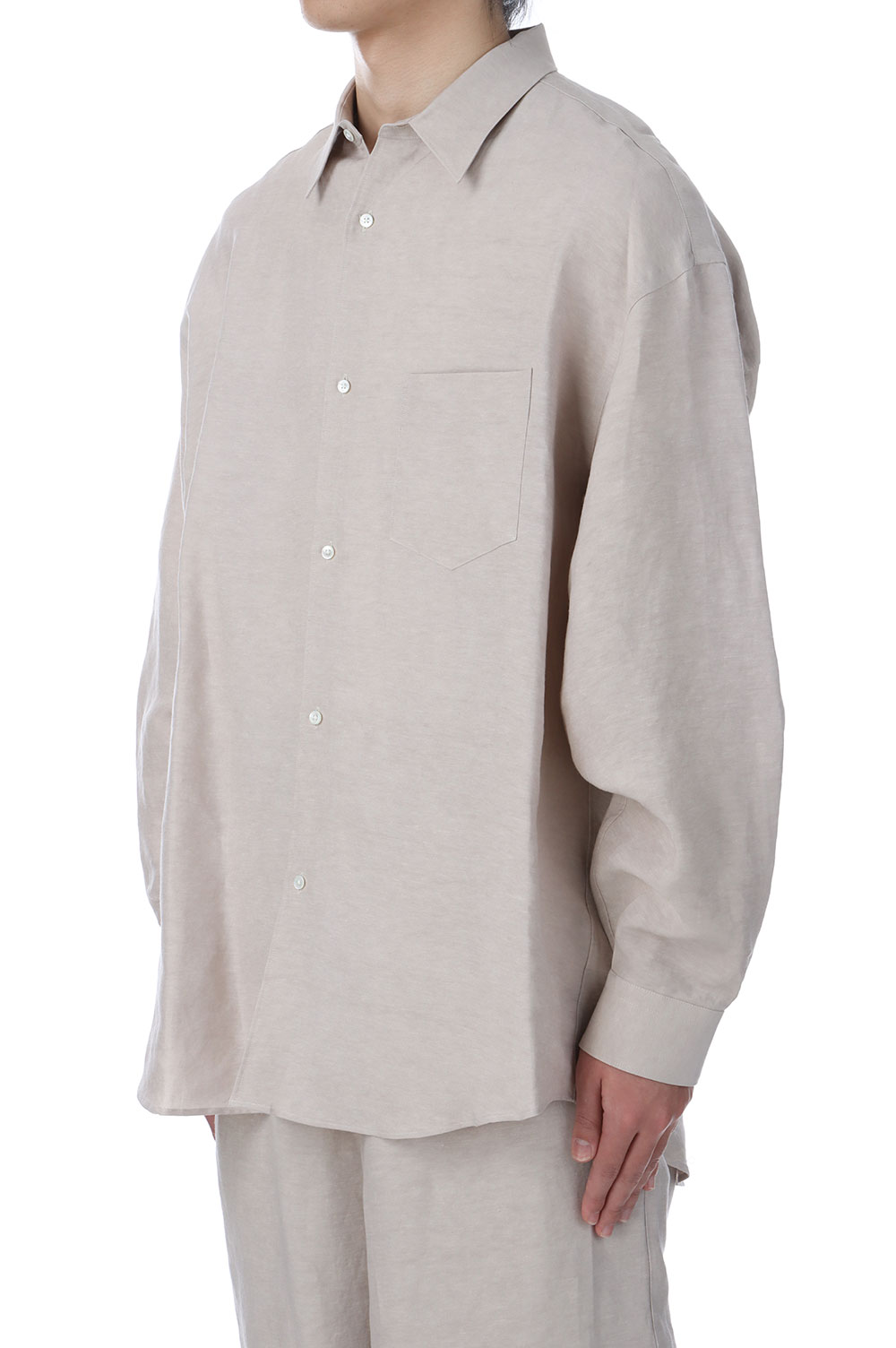 【Graphpaper新品】 LinenCupro L/S 25ss シャツ Graphpaper新品】 LinenCupro L/S 25ss シャツ Graphpaper