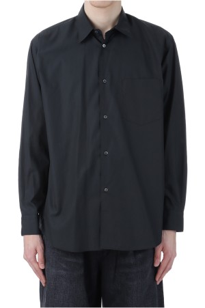 Broad Regular Collar Shirt - BLACK (GM251-50005B)