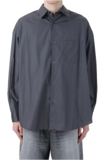 Broad L/S Oversized Regular Collar Shirt - C.GRAY (GM251-50001B)