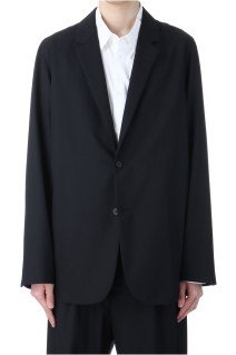 WOOL TROPICAL TAILORED JACKET - BLACK (JKAGGM0700)