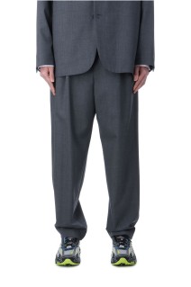 WOOL TROPICAL TAPERED EASY PANTS - TOP GRAY (PRAGGM0700)