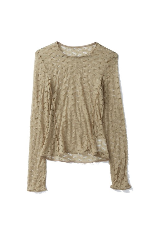 Jacquard Long T-shirts ジャガードロングTシャツ Jacquard Long T-shirts/TODAYFUL12510602 - Select Shop Loozel