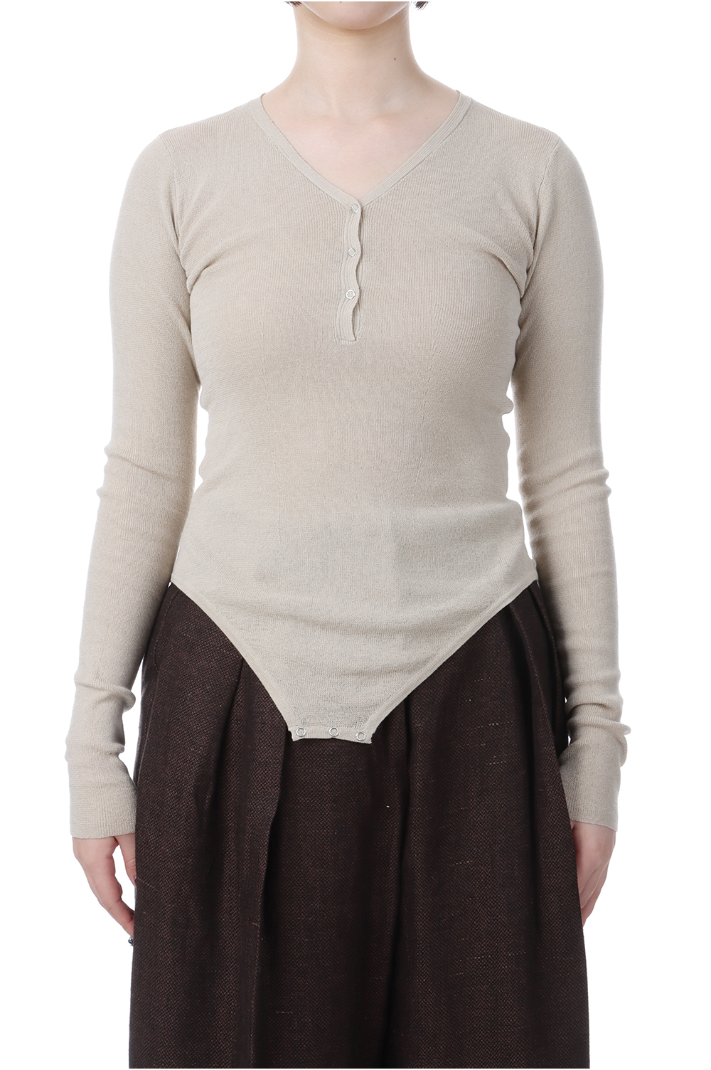 TODAYFUL 　Henleyneck Knit Rompers Henleyneck Knit Rompers（ニット/セーター）｜TODAYFUL