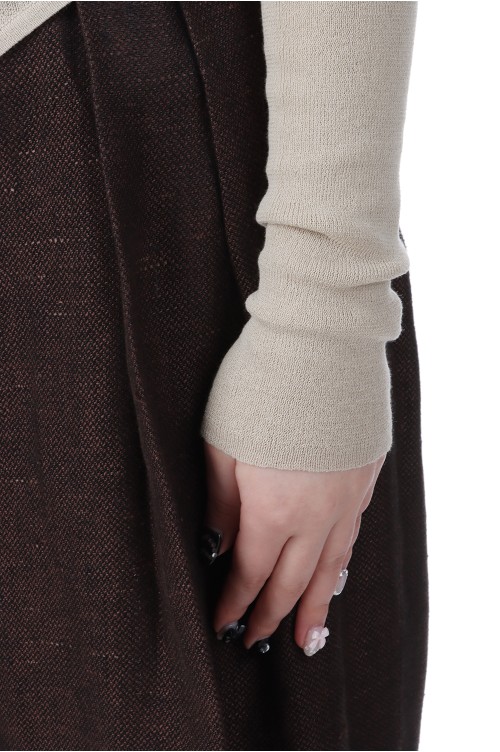 Henleyneck Knit Rompers - NATURAL (12510514) | セレクト