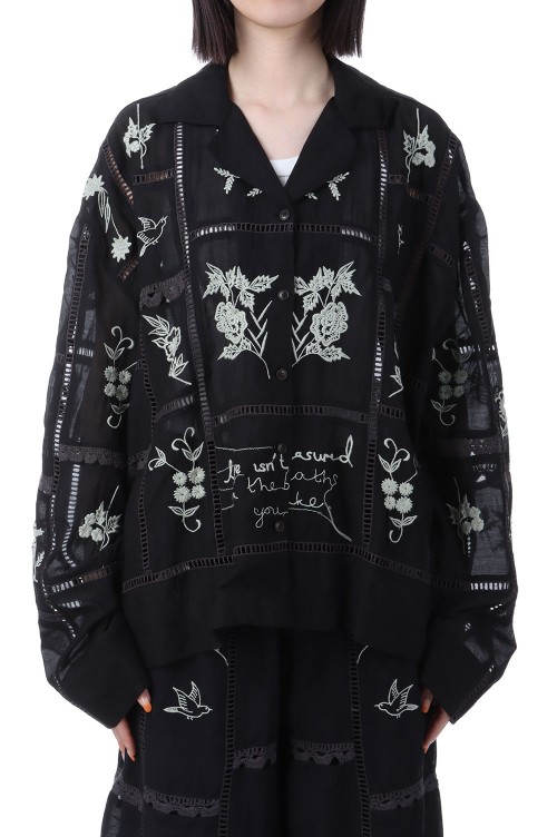 Embroidery Patchwork Shirts/TODAYFUL12510404 - Select Shop