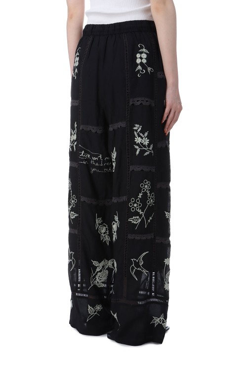【38サイズ】Embroidery Patchwork Trousers TODAYFUL(トゥデイフル) / Life's online store（ライフズ