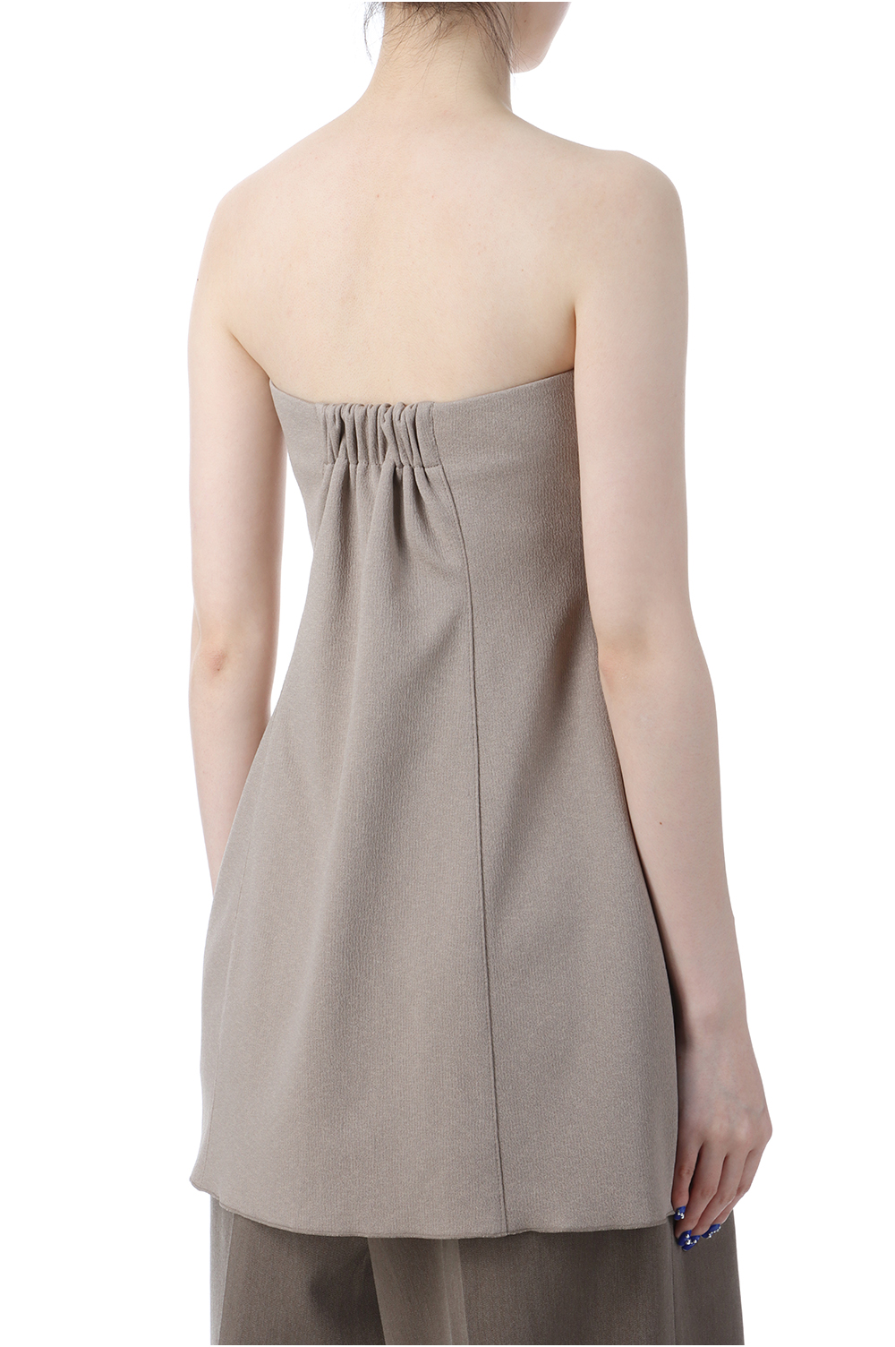新品　Georgette Bare Tunic グレージュ セール】Georgette Bare Tunic（チューブトップ）｜TODAYFUL