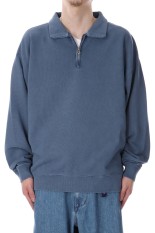 11oz Half Zip Sweatshirt - Sax (N25SH010)