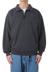 11oz Half Zip Sweatshirt - Charcoal (N25SH010)