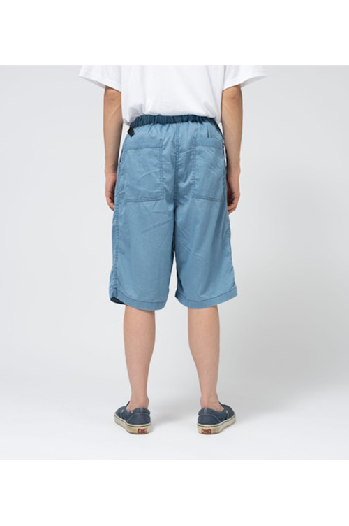 Indigo Field Shorts - Indigo Bleach (N25SD064) | セレクトショップ