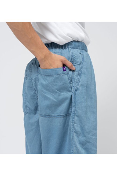 Indigo Field Shorts - Indigo Bleach (N25SD064) | セレクトショップ