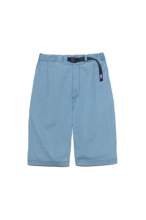 Indigo Field Shorts - Indigo Bleach (N25SD064) | セレクトショップ