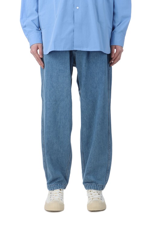 Denim Wide Tapered Field Pants - Indigo Bleach (N25SC108