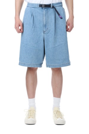 Denim Tuck Field Shorts - Indigo (N25SD098) | セレクト