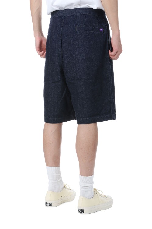 Denim Tuck Field Shorts - Indigo (N25SD098) | セレクト