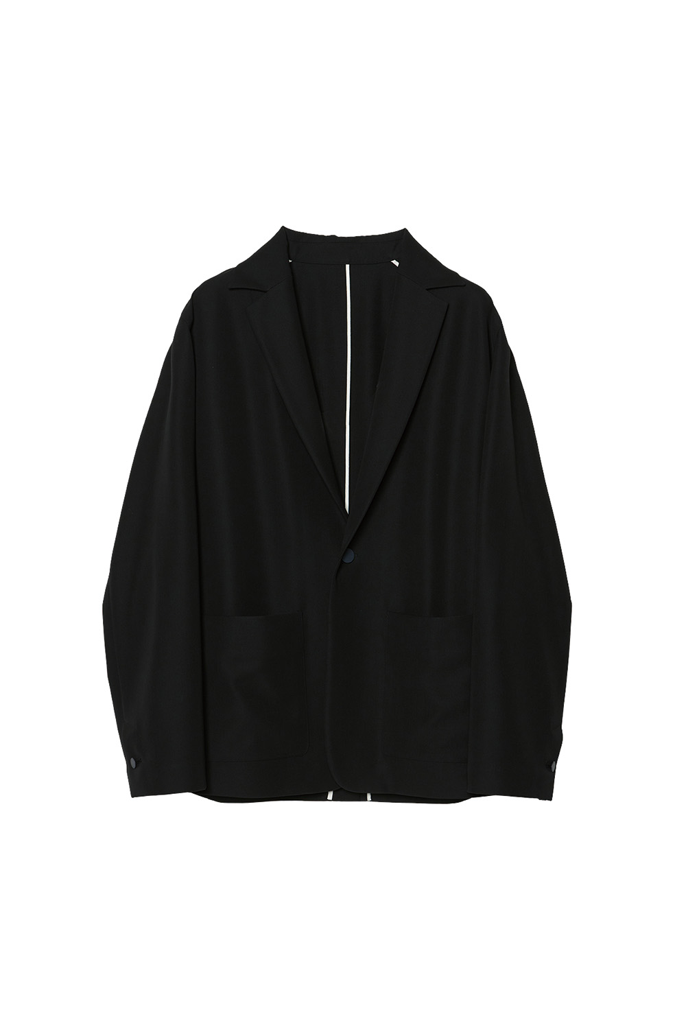 RELAXED SHOULDER JACKET / BLACK (IH-25SS-J030-NDK