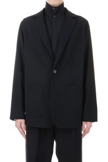 RELAXED SHOULDER JACKET / BLACK (IH-25SS-J030-NDK)
