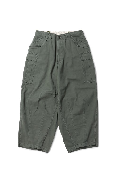 パンツ is-ness nu all in one セール】【is-ness / イズネス】 NU MILITARY BALLOON PANTS