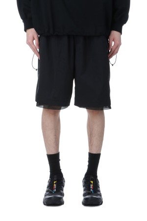 イズネスTECHNICAL VENTILATION SHORTS BLACK M is-ness(イズネス)TECHNICAL VENTILATION SHORTS