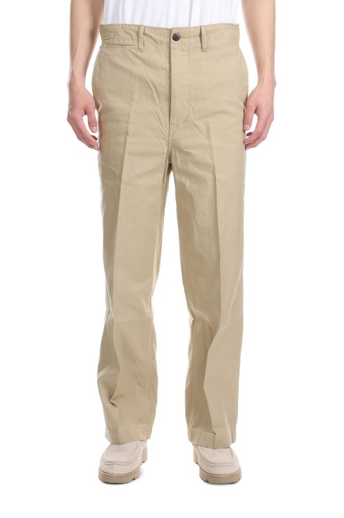 EX WIDE CHINO PANTS - BEIGE (0125105008008) | セレクト