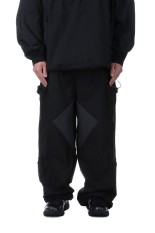 2.5 LAYER PIN TUCK WIDE TROUSERS - BLACK (FPA03251U0001)