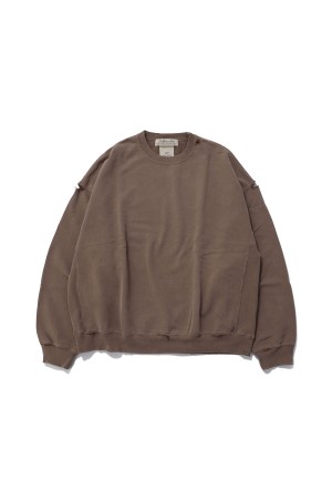 Double SP Finished Crew-Neck Sweat - BROWN (RN6020SDO)