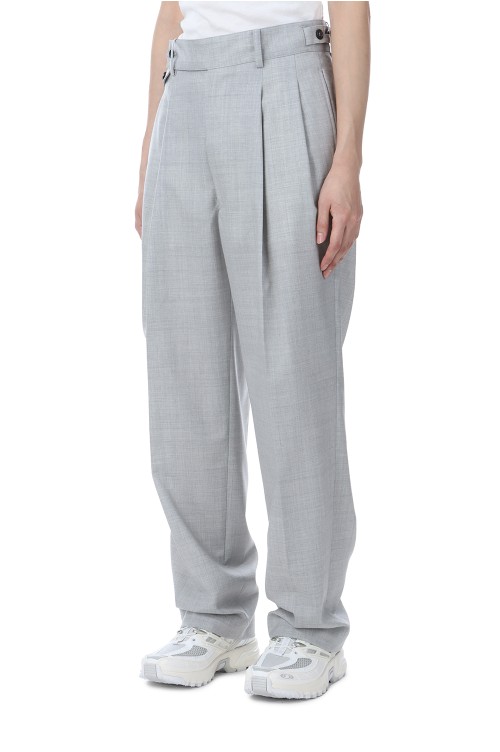 Summer Wool Slacks - Light Gray (25SS-2-J) | セレクトショップ