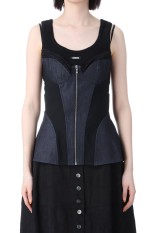 トップス FETICO ROSE JACQUARD BUSTIER 25SS】FETICO フェティコ / ROSE JACQUARD BUSTIER / ビスチェ