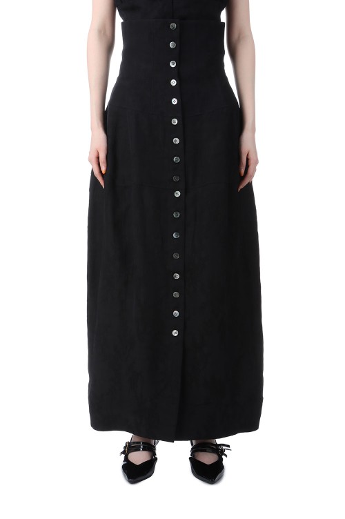 ROSE JACQUARD MAXI SKIRT - BLACK (FTC252-0503) | セレクト