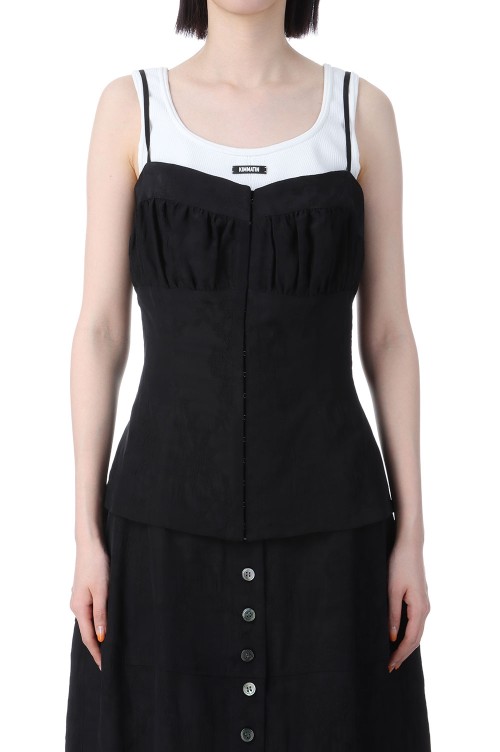 トップス FETICO ROSE JACQUARD BUSTIER 25SS】FETICO フェティコ / ROSE JACQUARD BUSTIER / ビスチェ