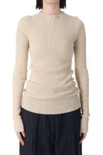 Boatneck Rib Knit -NATURAL (12510505)