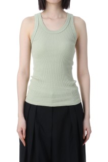 Seamless Rib Tanktop -L/GREEN (12510607)