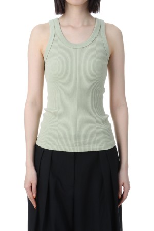 Seamless Rib Tanktop -L/GREEN (12510607)