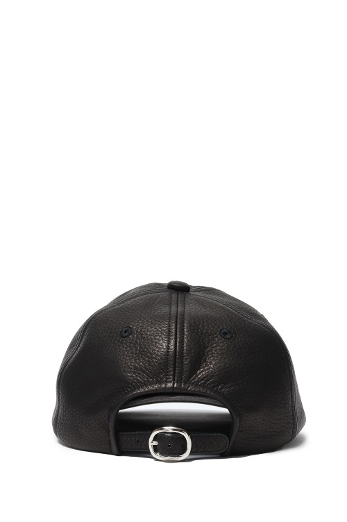 COWHIDE 6PANEL CAP - 01BLACK (251002) | セレクトショップ COWHIDE 6PANEL CAP - 01BLACK (251002) | セレクトショップ