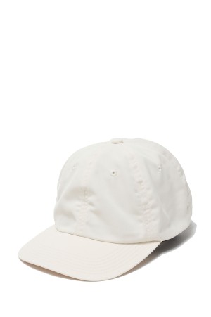 POLY COTTON ELASTIC BACK 6PANEL CAP - 15IVORY (251329)