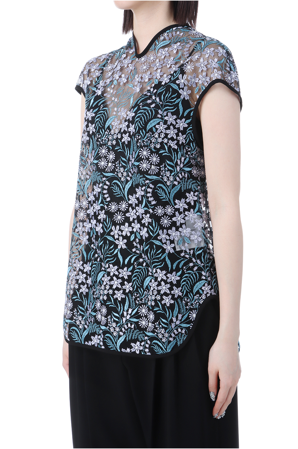 Floral Lace French Sleeve Top - Revolution Web Store