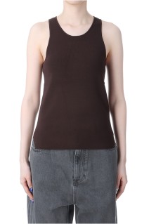 Highgauge Knit Tanktop -CHOCOLATE (12510511)