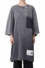 BLEACHED HUGE TEE-BLACK(B13TS561)*