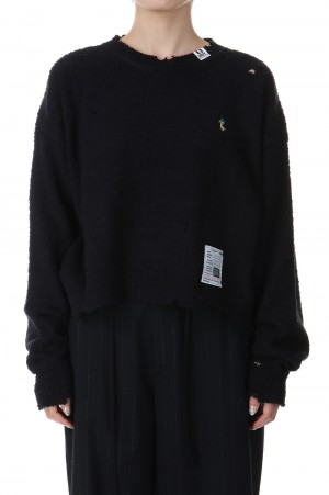 DISTRESSED PO-BLACK(K13SW711)※