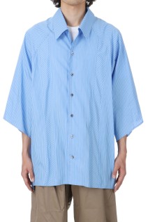 POPLIN SHORT SLEEVE SHIRTS - BLUE (WM09-SH251091)