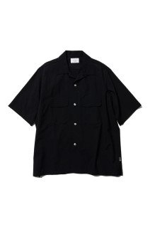 2P Sports Open Shirts S/S Tropical - Black (U25S-01-0001)