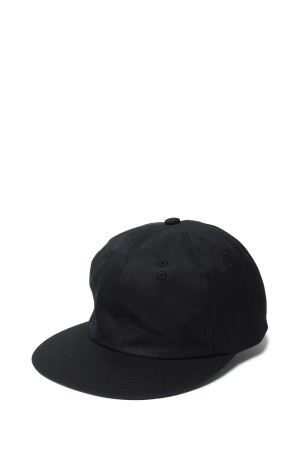 6P Cap for Sweaty Gabardine - Black (U25S-41-0002)