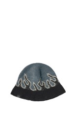 Hand Knit Flame Bucket - Slate Flame (SD25S-CP02)