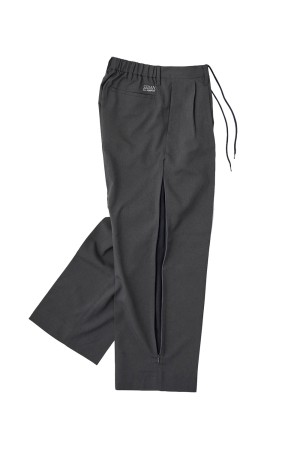 Ventilation Wide Slacks - Charcoal (SD25S-PT02)