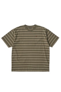 Striped S/S Tee - Olive / Khaki (SD25S-CT07)