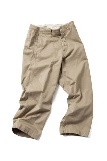 SELVEDGE WEAPON WIDE TROUSERS - NATURAL (GL42426)