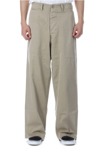 SELVEDGE WEAPON WIDE TROUSERS - NATURAL (GL42426)