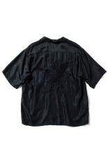ACETATE S/S SUKA SHIRT EAGLE - BLACK / BLACK (GL39432)